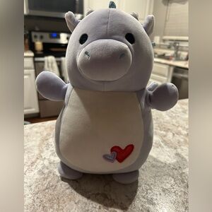 Squishmallow Cazden the Dragon UltraSoft Hugmee Valentine's Day Plush